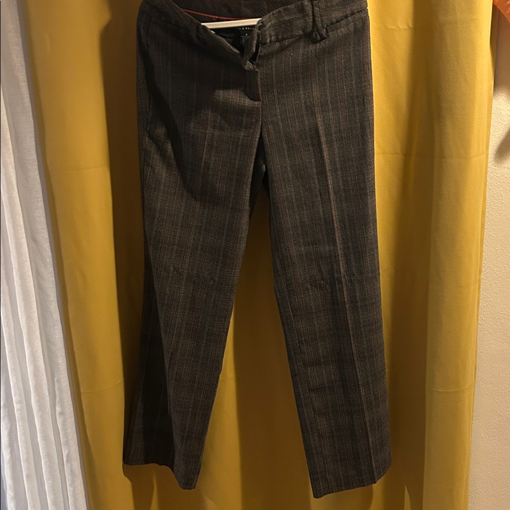 Zac & Rachel Brown Checkered Trousers